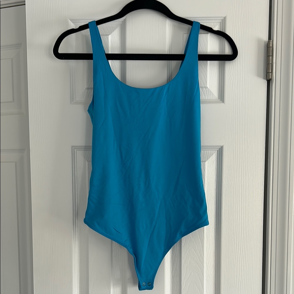 Vibrant Blue Tank Top Bodysuit